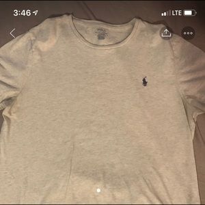 Beige L Ralph Lauren polo Shirt